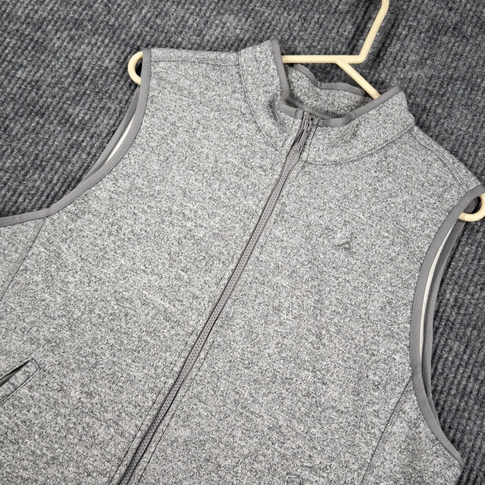 Ridgecut Vest Mens XL Gray‎ Fleece Lined Softshell Full Zip Workwear Pockets